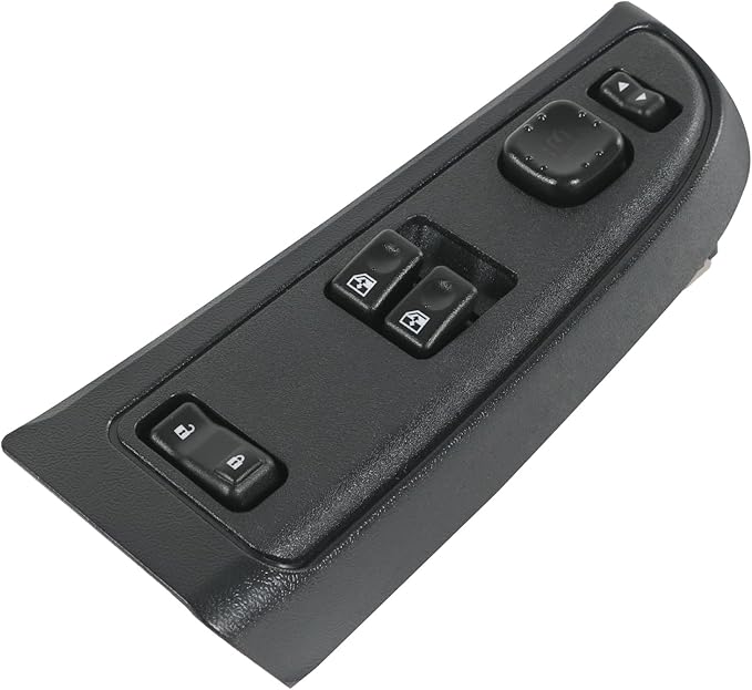 DICMIC Front Driver Side Master Power Window Switch and Door Lock & Black Bezel by DICMIC