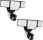 LUTEC 80W 9000LM LED Security Lights Motion Sensor Outdoor Lights, 4 Head LED by LUTEC