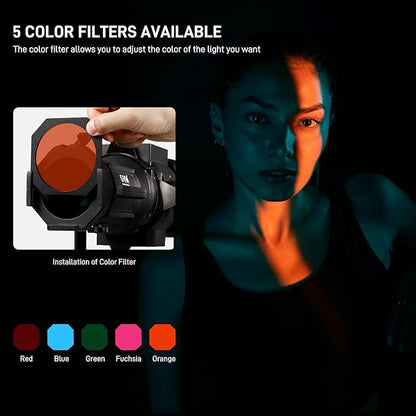 GVM Conical Optical Snoot Kit, Spotlight Snoot Photography - Image 6