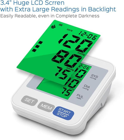 Panacare Blood Pressure Machine, Automatic Upper Arm Blood Pressure Monitor - Image 4
