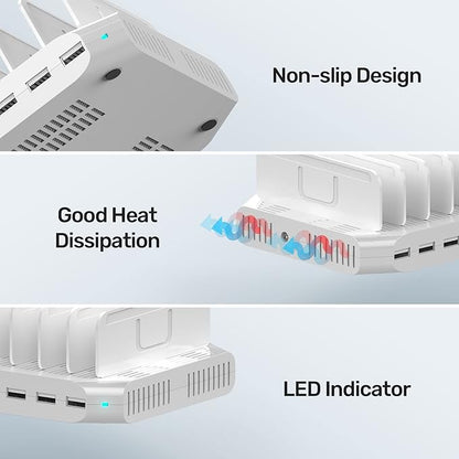 Unitek Multi Charging Station, 10-Port USB Charger - Image 7