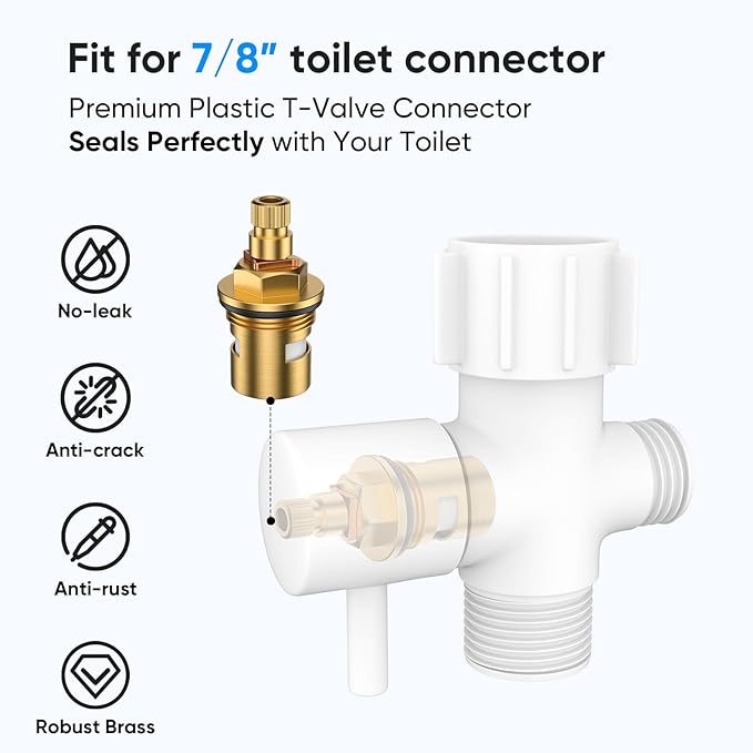 Arofa Matte White Bidet Sprayer - Image 6