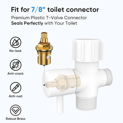 Arofa Matte White Bidet Sprayer - Image 6