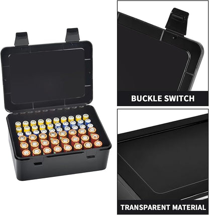 ALCYON Battery Organizer Storage Box, Garage Case Holder - Image 2