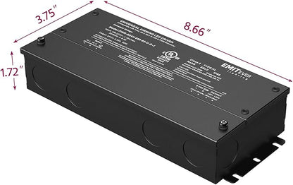 EMITEVER Dimmable Led Driver, 80W AC 110V-277V to DC 24V Transformer, 5-in-1 - Image 3