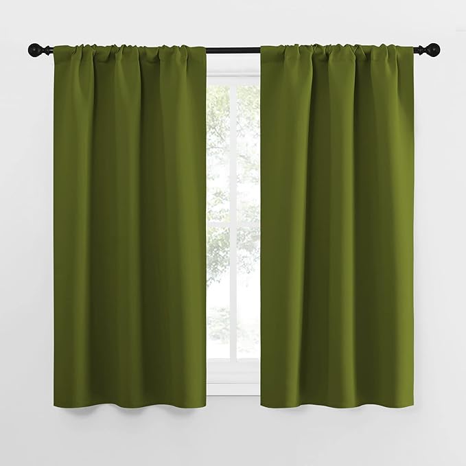 NICETOWN Kitchen Curtains, Short Blackout Curtains & Drapes, Thermal Insulated by NICETOWN