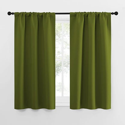 NICETOWN Kitchen Curtains, Short Blackout Curtains & Drapes, Thermal Insulated by NICETOWN