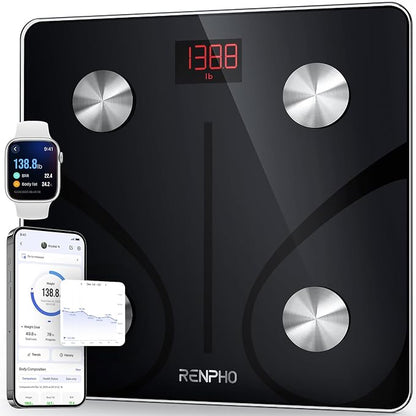 RENPHO Smart Scale for Body Weight, FSA&HSA Eligible, Digital Bathroom Scale by RENPHO