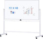 maxtek Rolling Whiteboard 72x48, Large Double-Sided White Board Dry Erase on by Maxtek