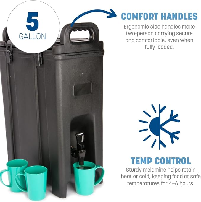 Carlisle FoodService Products Cateraide Insulated Beverage Dispenser - Image 3