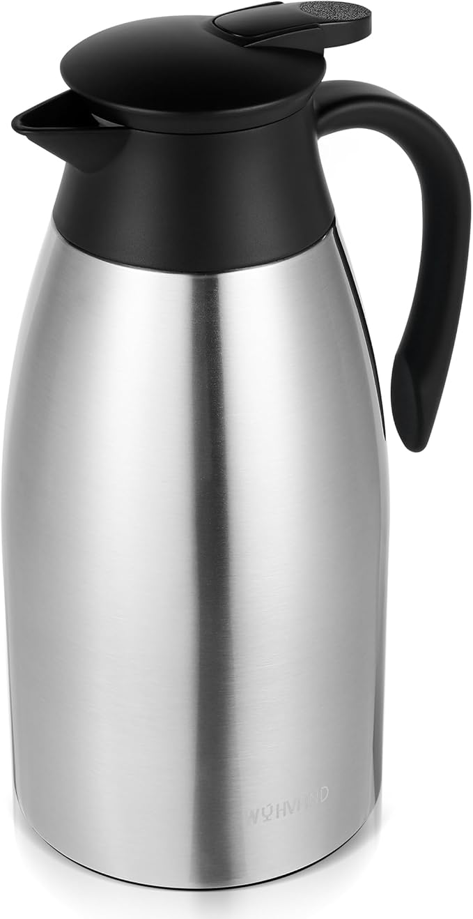 68 Oz Thermal Coffee Carafe, Stainless Steel Insulated Vacuum coffee crafts to by WYHVAND