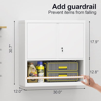 GREATMEET 31" H Locking Metal Garage Storage Cabinet - Image 3