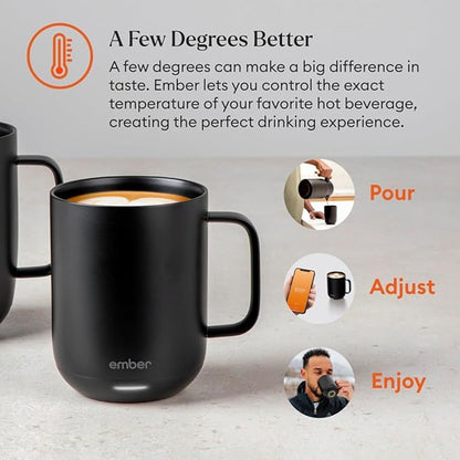 Ember Temperature Control Smart Mug 2, 10 Oz, App-Controlled Heated Coffee Mug - Image 5