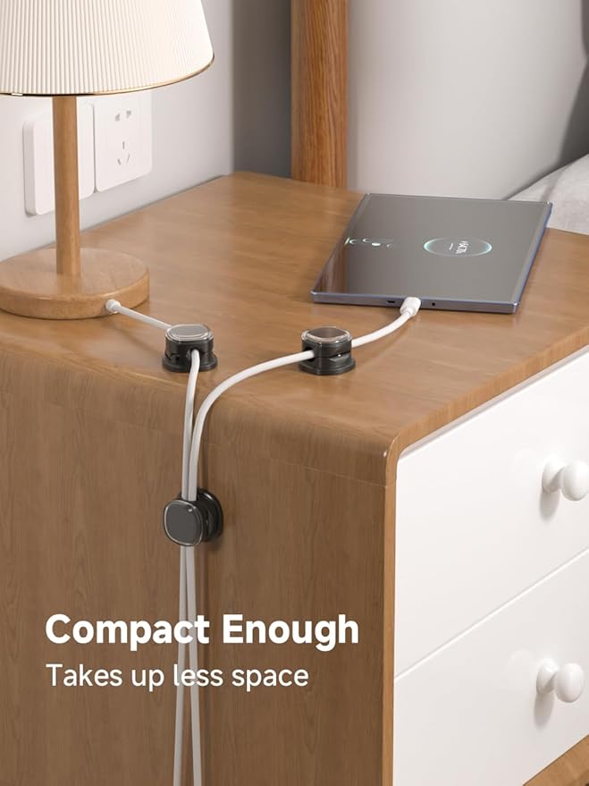 Magnetic Cable Clips, Adjustable Cord Holder Management, Adhesive Wire Keeper - Image 7