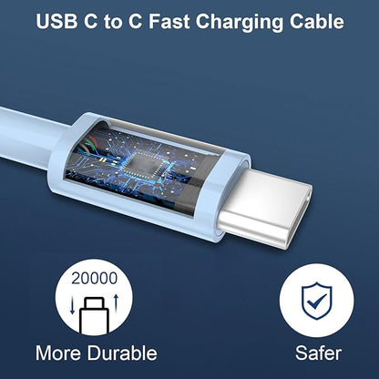 Charger for Phone 17/16/15 Pro Max, 20W Dual Port USB C Fast Charger Block - Image 4