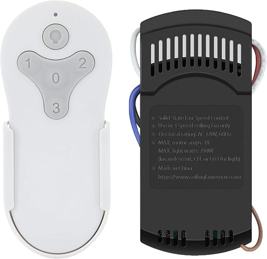 Ceiling Fan Remote Control Kit for Harbor Breeze KUJCE10311 KUJCE10712 TR214B by Onisamt