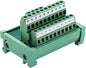 ANMBEST 2 in 10 Out Terminal Blocks Module, 25A DIN Rail and Panel Mounting by ANMBEST
