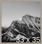 Frame It Easy 33 x 35 Rustic Gray Wood Frame by FrameItEasy