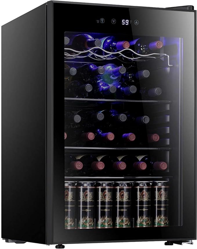 Antarctic Star 36 Bottle Wine Cooler/Cabinet BeverageRefrigerator Small Mini by AntarcticStar