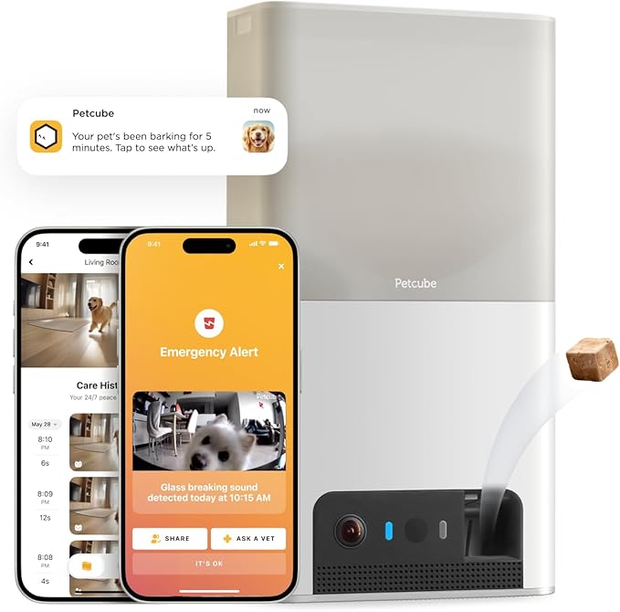 Petcube Bites 2 Lite Interactive WiFi Pet Monitoring Camera by Petcube