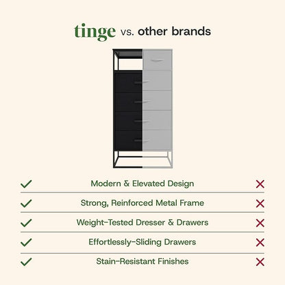 tinge Zana Premium Fabric Dresser - Image 9