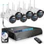 【90ft Super Night Vision】 Outdoor Wireless Security Camera System, Wireless by WEILAILIFE
