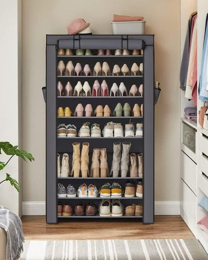 SONGMICS 10-Tier Shoe Rack, Shoe Storage Cabinet - Image 2