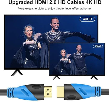 4K HDMI 100 FT Cable Ultra High Speed Gold Plated Connectors, Ethernet HDMI Cord - Image 5