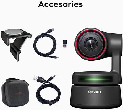 OBSBOT Tiny PTZ 4K Webcam, AI Powered Framing & Autofocus, 4K Video Conference - Image 8