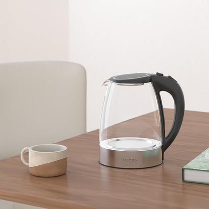 AZEUS Electric Kettle 1500W Cool Touch Tea Kettle Anti-scalding Design 1.8L - Image 2