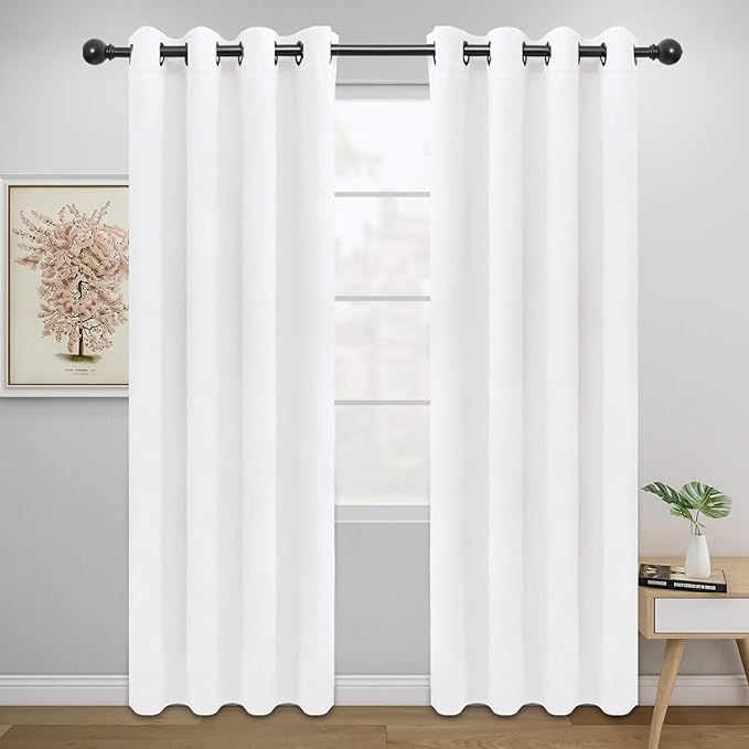 Easy-Going Curtains for Bedroom, Solid Thermal Insulated Grommet and Noise by Easy-Going