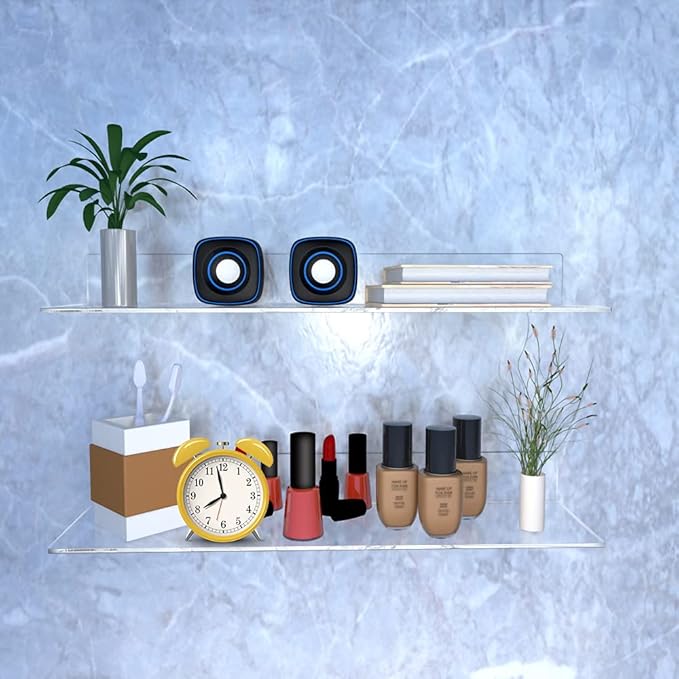 24 Inches Clear Floating Shelves - Image 7