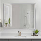 Frameless Beveled Edge Bathroom Mirror 36x24 Inch Rectangle Wall Mirror by LAMCHMOR