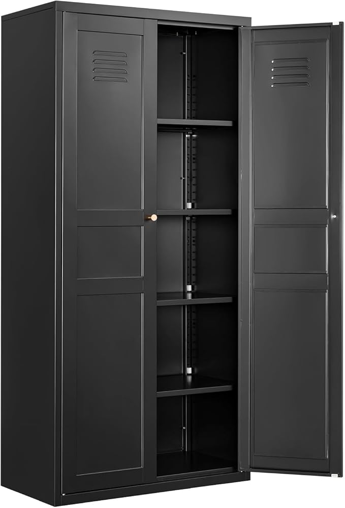 Metal Storage Cabinet-71” Tall Steel File Cabinets by Fesbos