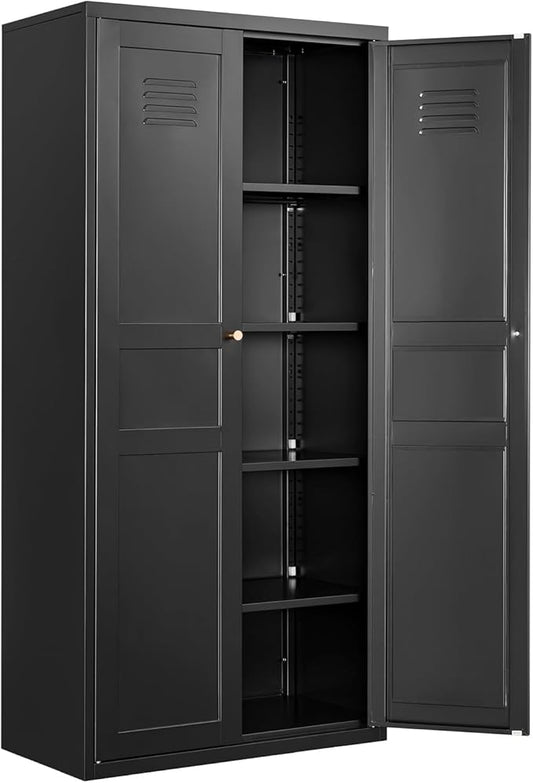 Metal Storage Cabinet-71” Tall Steel File Cabinets by Fesbos
