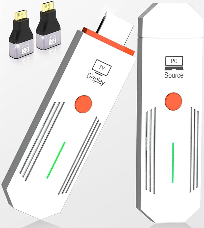 2026 Upgraded Wireless HDMI Transmitter and Receiver 328FT/100M, 4K Decode by FocusOnPhoneAccessoryBrand