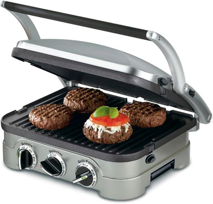 Cuisinart Griddler Indoor Grill, Panini Press, Sandwich Maker & More, 5-in-1 by Cuisinart