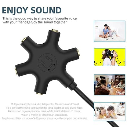 5-Jack Multi-Headphone Audio Splitter Injection Molding - Image 5