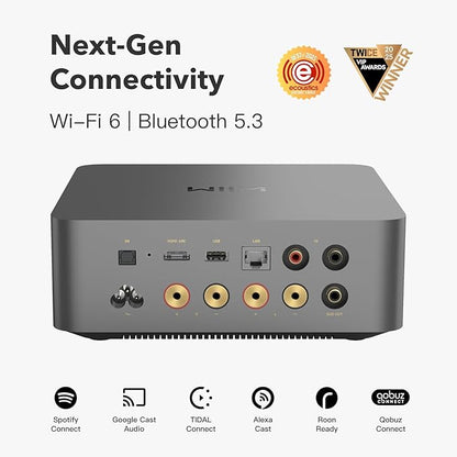 WiiM Amp Ultra with Voice Remote 2 | 100W Streaming Amplifier with Premium ESS - Image 2