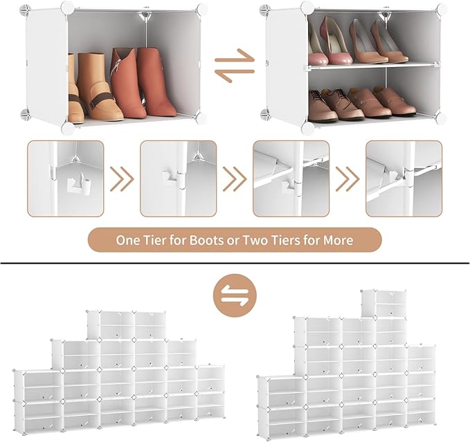 ROJASOP Portable Shoe Rack Organizer - Image 6