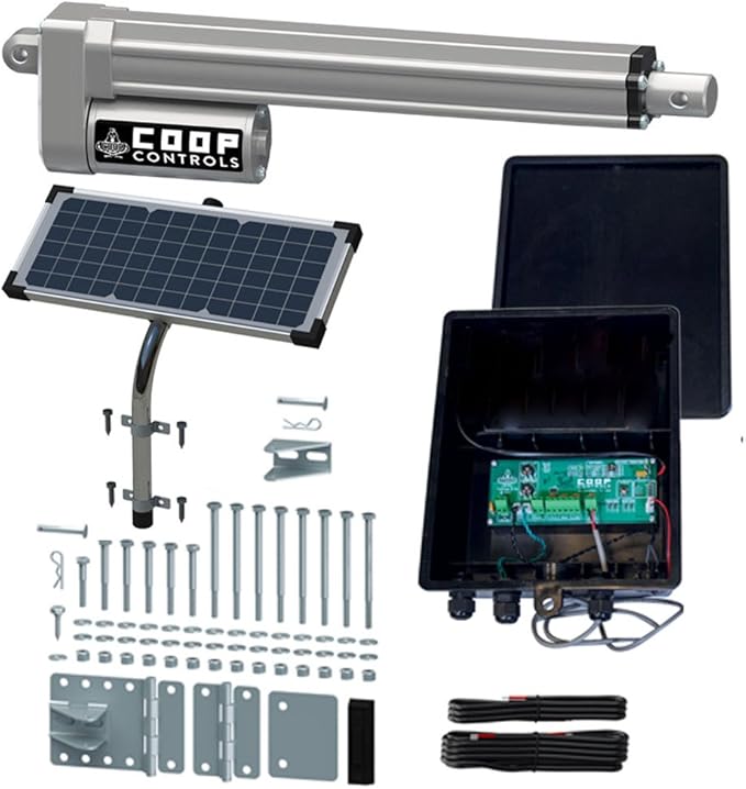 Automatic Coop Door Opener Kit by GhostControls