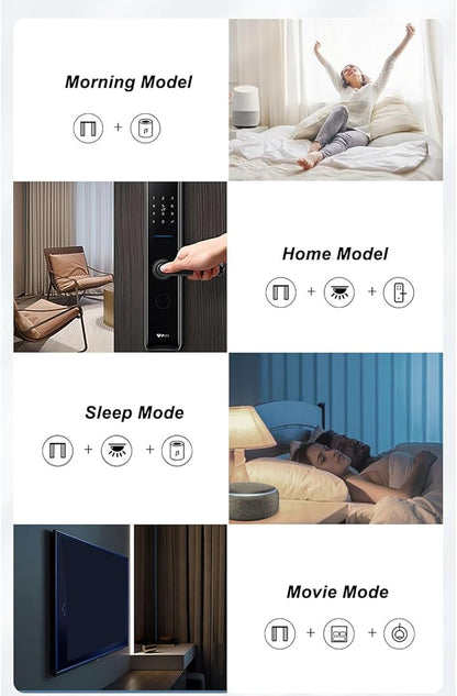 Changor Smart Curtain Opener, Automatic Remote Control Voice Compatible Curtain - Image 5