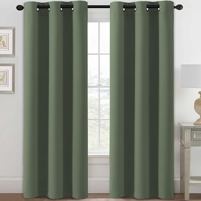 H.VERSAILTEX Blackout Curtains for Bedroom Thermal Insulated Room Darkening by HVERSAILTEX