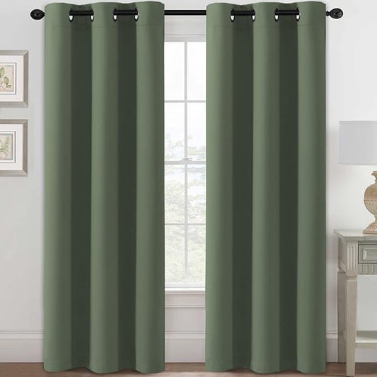 H.VERSAILTEX Blackout Curtains for Bedroom Thermal Insulated Room Darkening by HVERSAILTEX