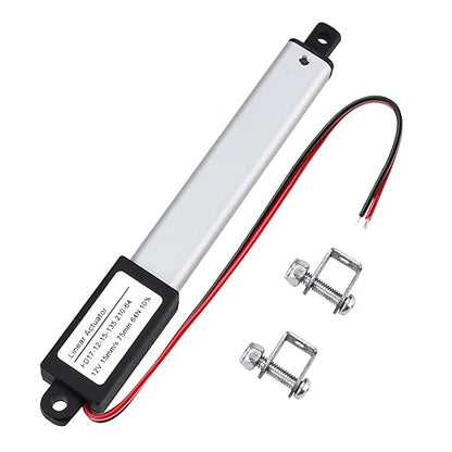 NORJIN 12V Mini Electric Linear Actuator 3" Stroke, Speed 15mm/s, Linear Motion by NORJIN