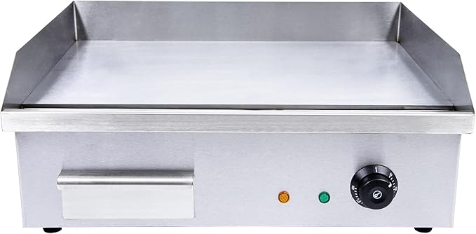 TBVECHI Commercial Electric Griddle, 3000w Stainless Steel Teppanyaki Grill - Image 4