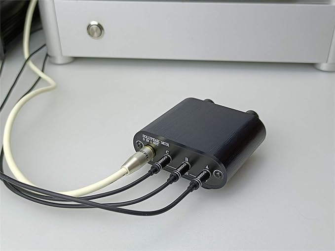 3.5mm Audio Switch with line Volume Controller, 3 in 1 Out 1/8" aux switcher - Image 6