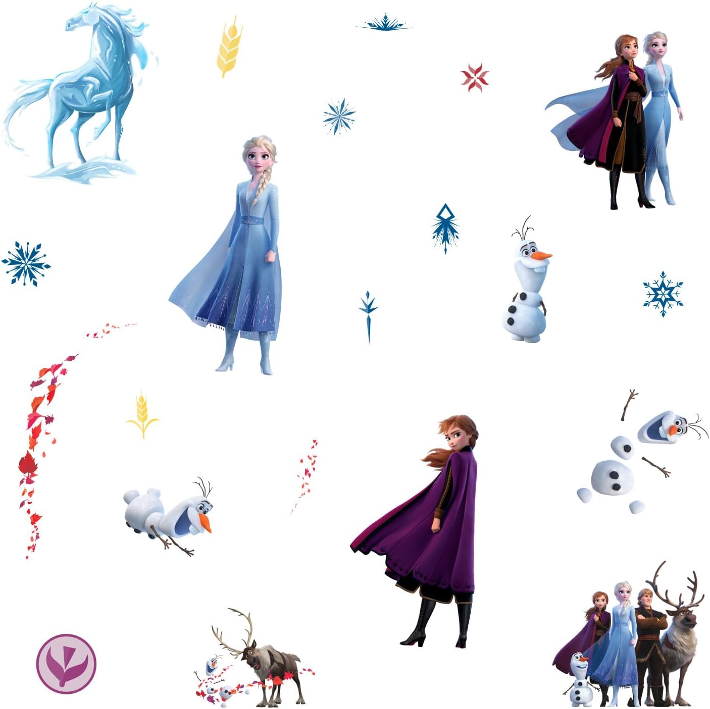 RoomMates RMK4075SCS Frozen 2 Peel and Stick Wall Decals