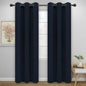 Easy-Going Blackout Curtains for Bedroom, Solid Thermal Insulated Grommet and by Easy-Going