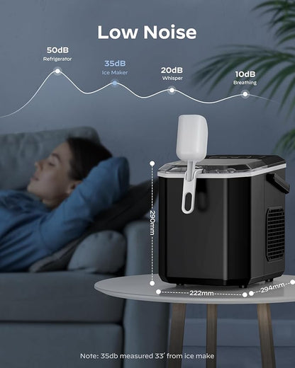 Silonn Ice Maker Countertop, Portable Ice Machine - Image 7